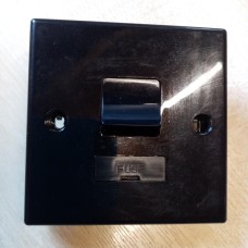 Black Fused Switch 240v Powerpart PO332 Caravan Motorhome sc121